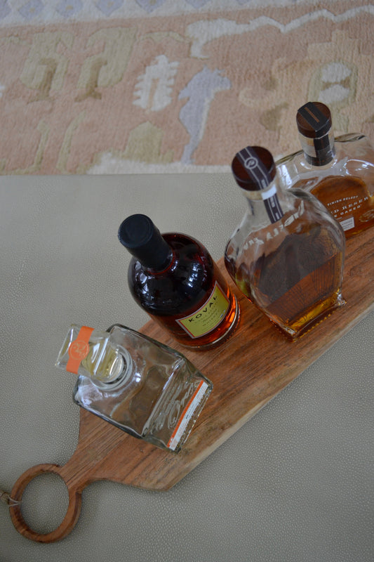 Large charcuterie board, cutting board, serving board for food, kitchen decor, acacia wood board, unique charcuterie board, wavy edge cutting board, oversized charcuterie board, overhead view